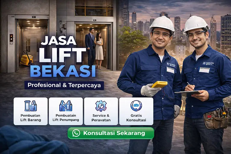 Jasa Lift Bekasi Terpercaya Lift Barang & Penumpang Leo Elevator